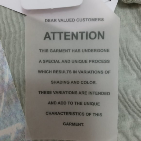 Billie Eilish cropped artichoke green Tee size Large runs smaller - Picture 6 of 7